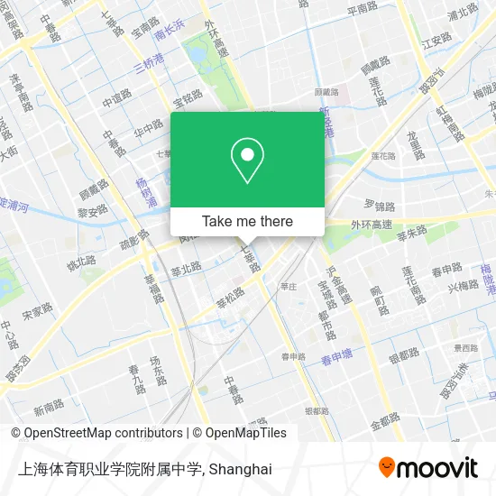 上海体育职业学院附属中学 map