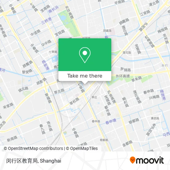 闵行区教育局 map