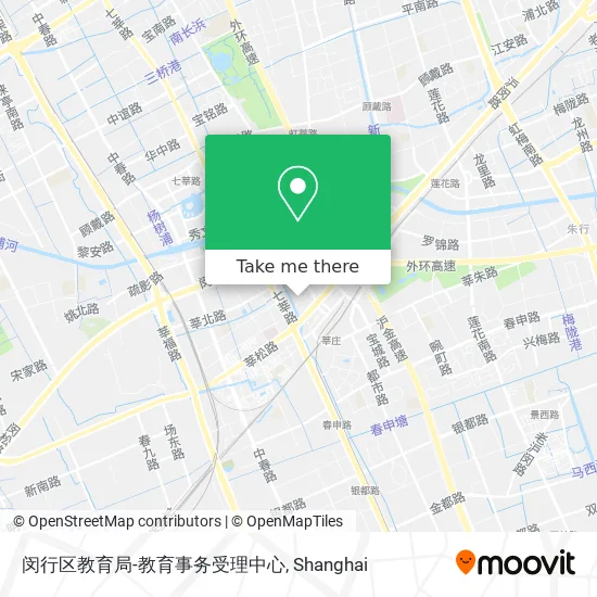闵行区教育局-教育事务受理中心 map