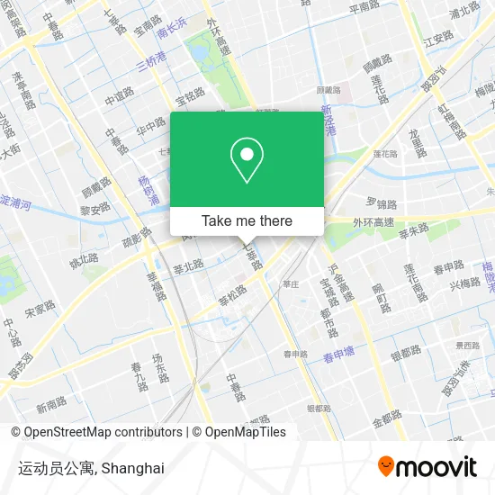 运动员公寓 map