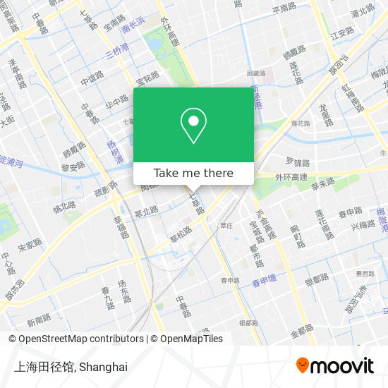 上海田径馆 map