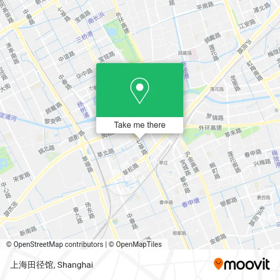 上海田径馆 map