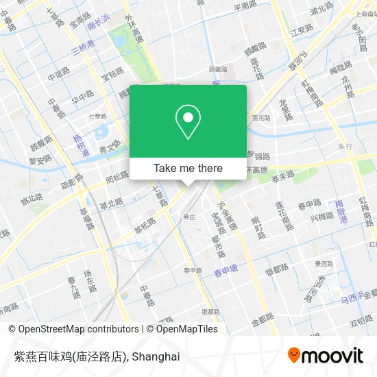 紫燕百味鸡(庙泾路店) map