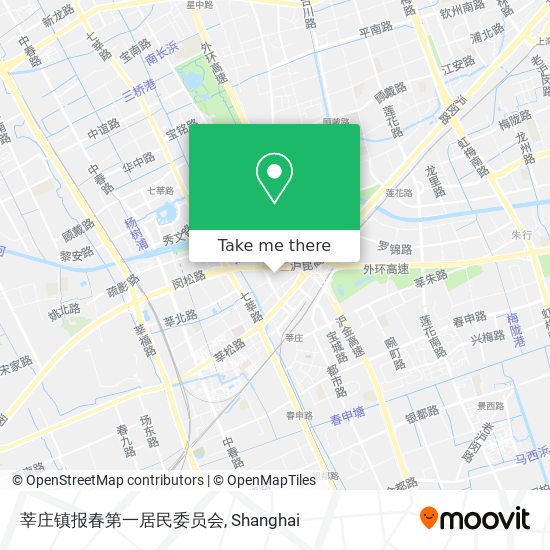 莘庄镇报春第一居民委员会 map