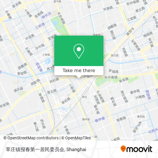 莘庄镇报春第一居民委员会 map