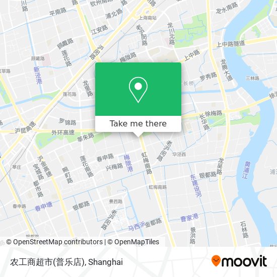 农工商超市(普乐店) map
