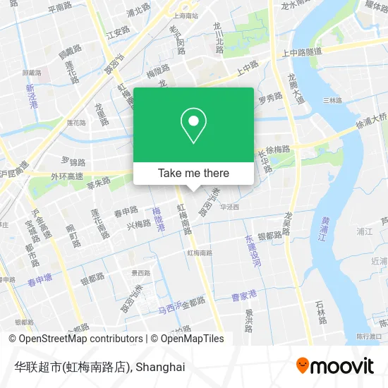 华联超市(虹梅南路店) map