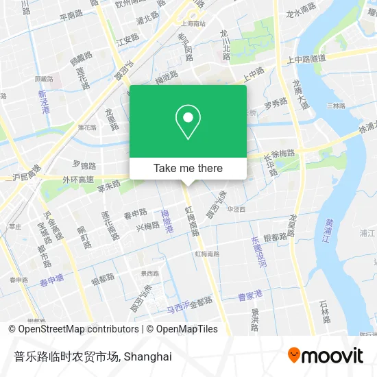 普乐路临时农贸市场 map