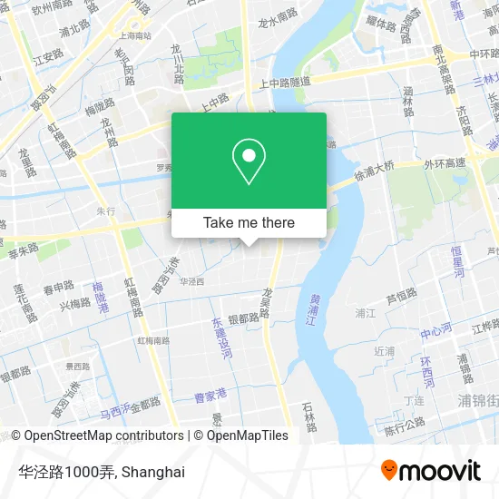 华泾路1000弄 map