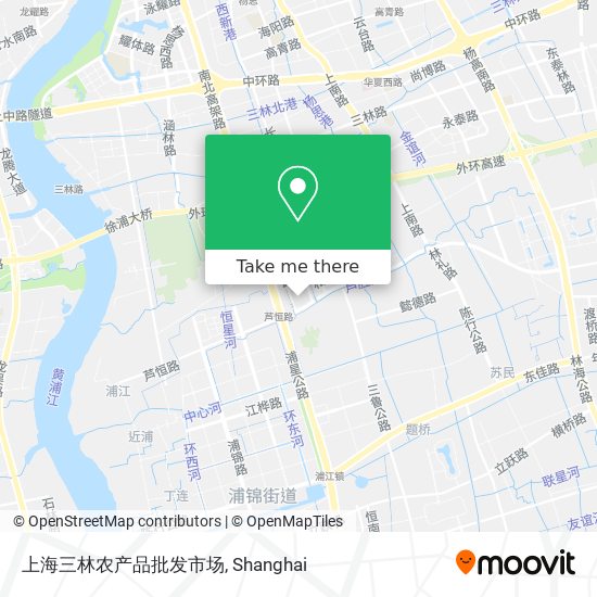 上海三林农产品批发市场 map
