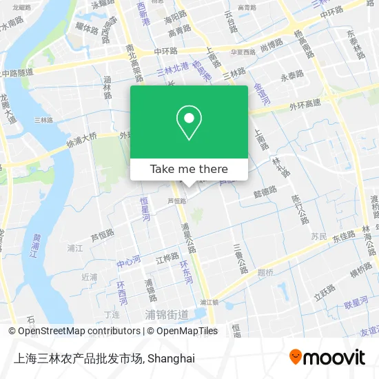 上海三林农产品批发市场 map