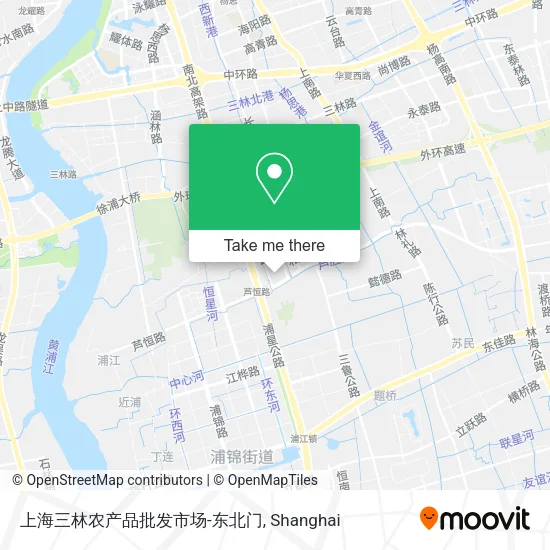 上海三林农产品批发市场-东北门 map