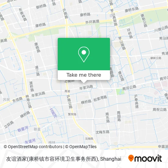 友谊酒家(康桥镇市容环境卫生事务所西) map
