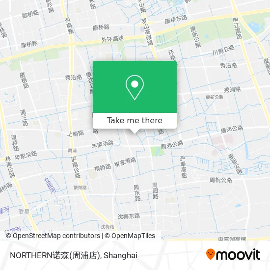 NORTHERN诺森(周浦店) map