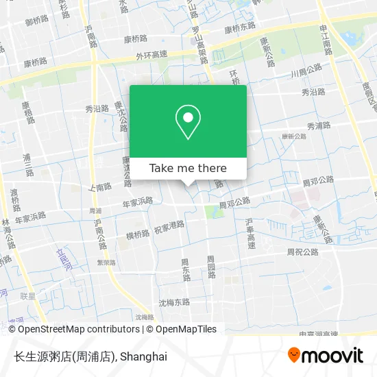 长生源粥店(周浦店) map