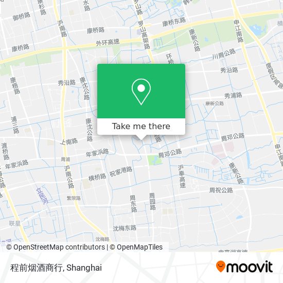 程前烟酒商行 map