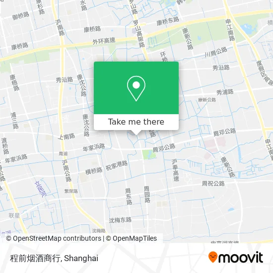程前烟酒商行 map