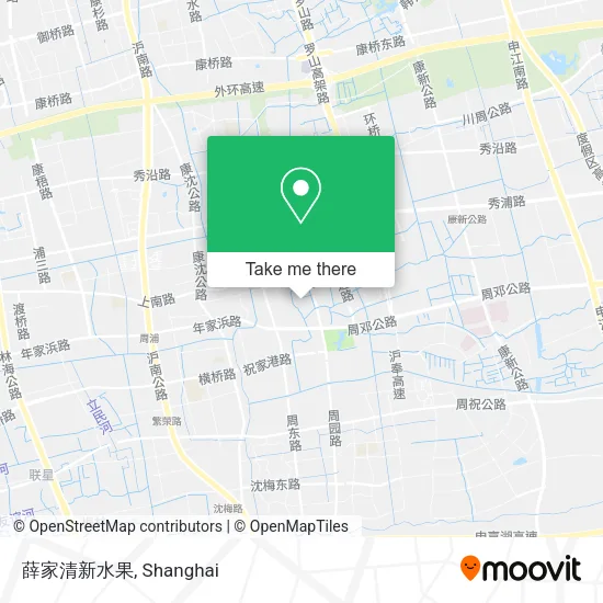 薛家清新水果 map