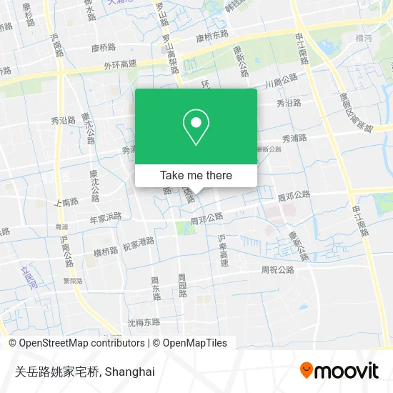 关岳路姚家宅桥 map