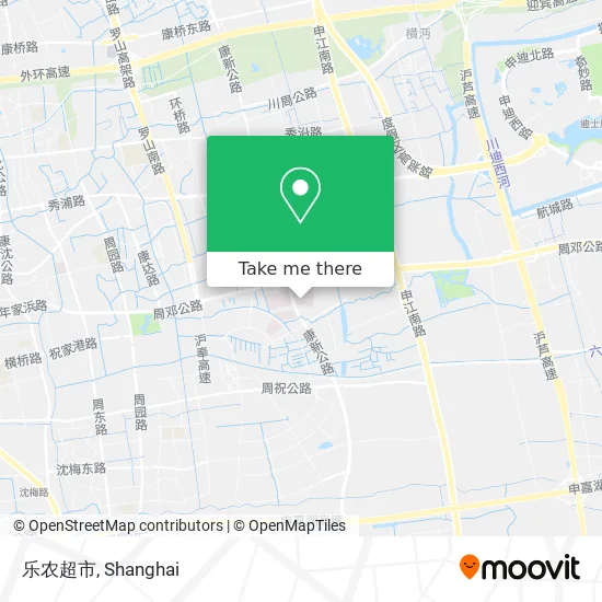 乐农超市 map
