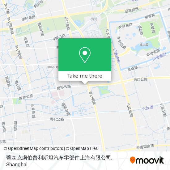 蒂森克虏伯普利斯坦汽车零部件上海有限公司 map