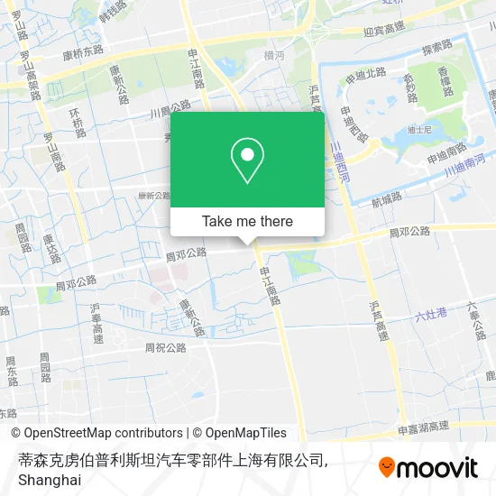 蒂森克虏伯普利斯坦汽车零部件上海有限公司 map