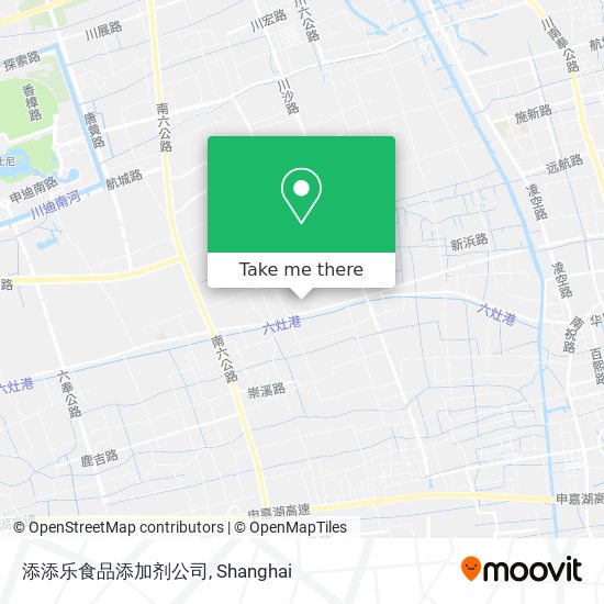 添添乐食品添加剂公司 map