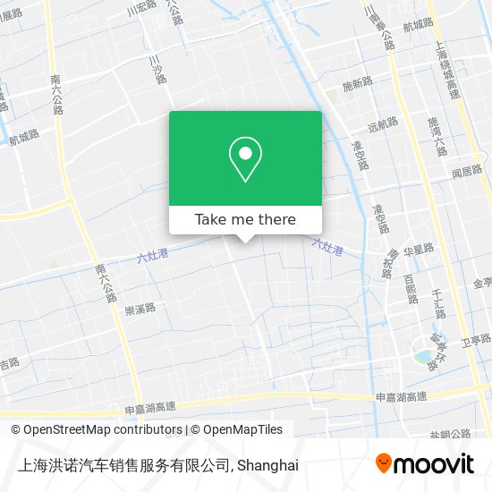 上海洪诺汽车销售服务有限公司 map