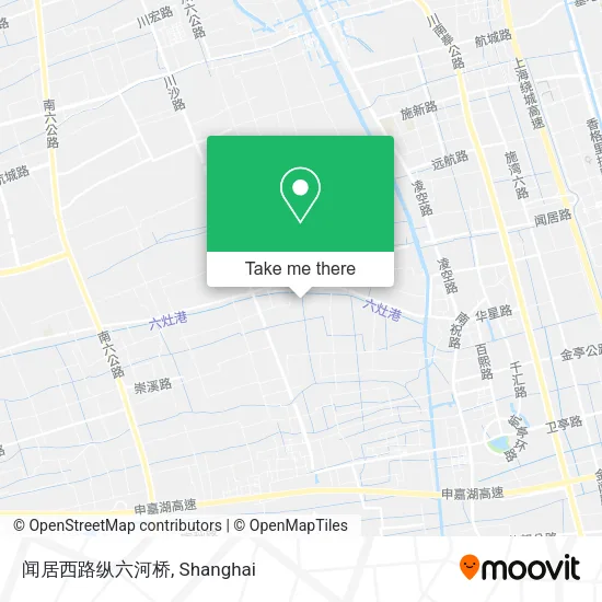 闻居西路纵六河桥 map