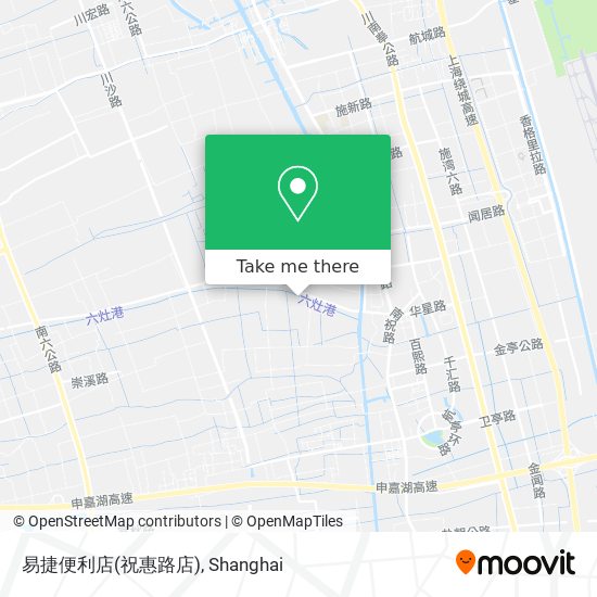 易捷便利店(祝惠路店) map