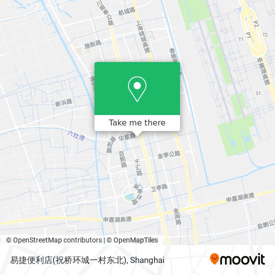 易捷便利店(祝桥环城一村东北) map