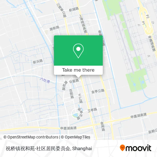祝桥镇祝和苑-社区居民委员会 map