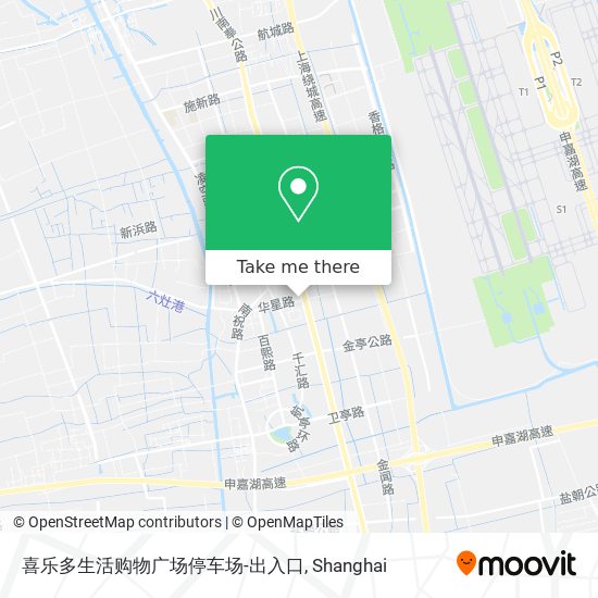喜乐多生活购物广场停车场-出入口 map