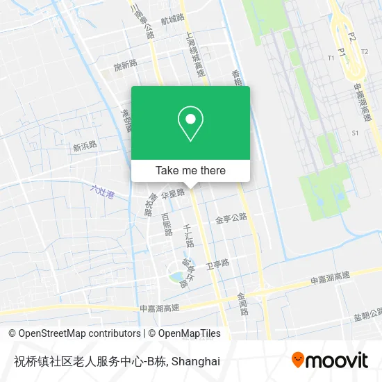 祝桥镇社区老人服务中心-B栋 map