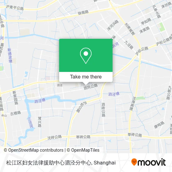 松江区妇女法律援助中心泗泾分中心 map