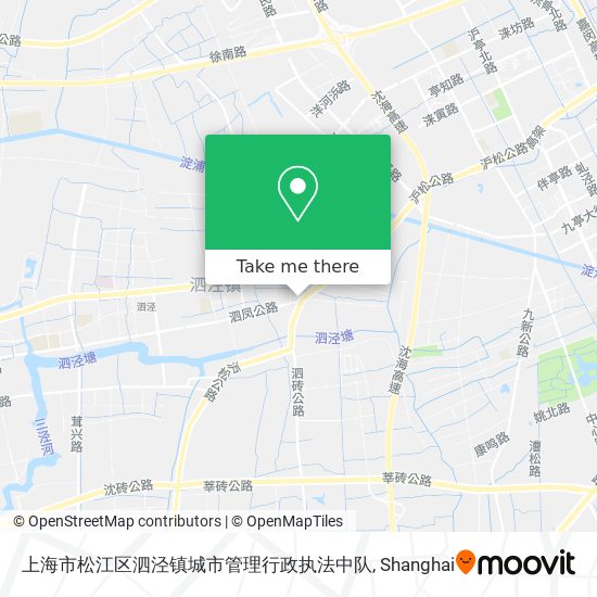 上海市松江区泗泾镇城市管理行政执法中队 map
