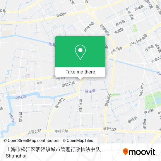 上海市松江区泗泾镇城市管理行政执法中队 map