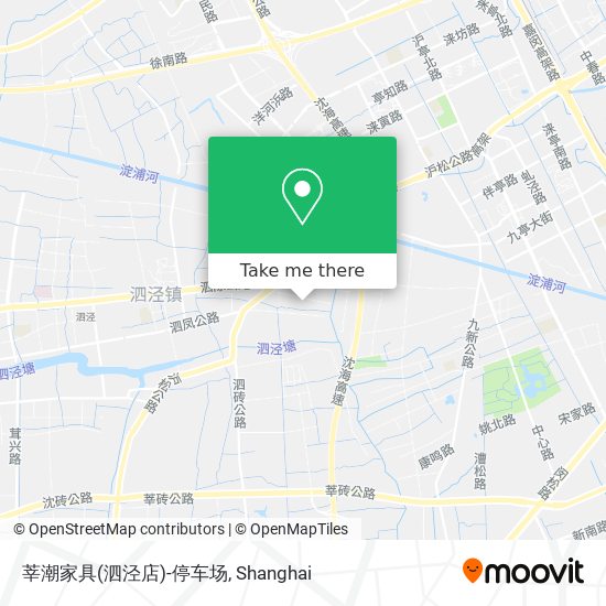 莘潮家具(泗泾店)-停车场 map