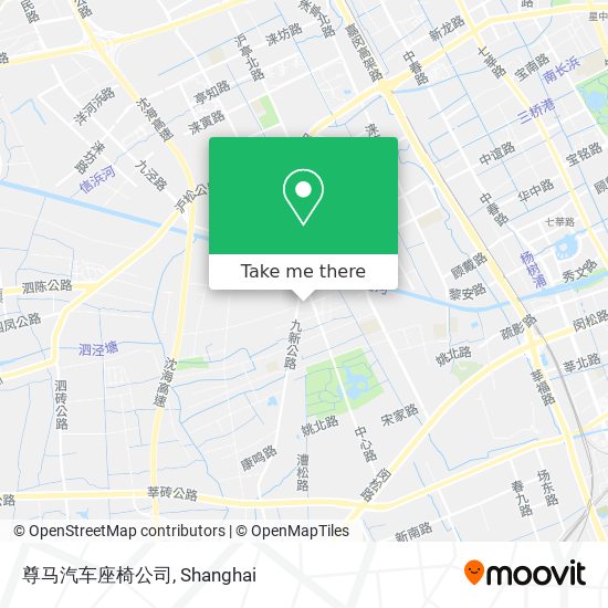 尊马汽车座椅公司 map