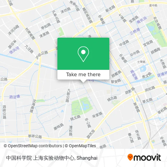 中国科学院 上海实验动物中心 map