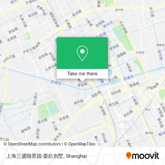 上海三盛颐景园-轰趴别墅 map