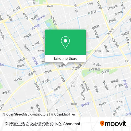 闵行区生活垃圾处理费收费中心 map