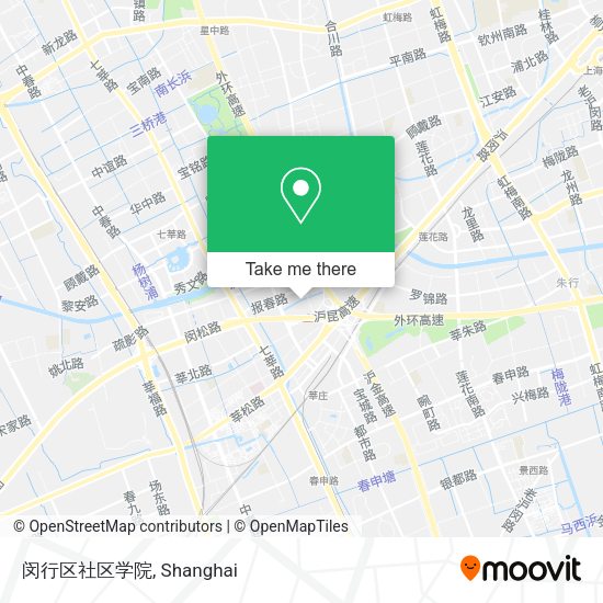 闵行区社区学院 map