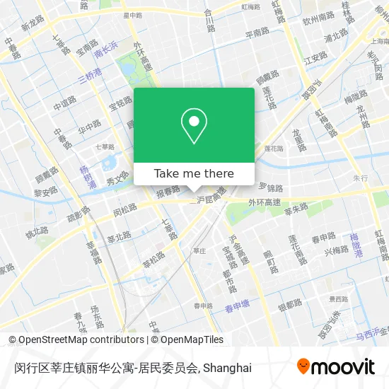 闵行区莘庄镇丽华公寓-居民委员会 map