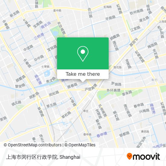 上海市闵行区行政学院 map