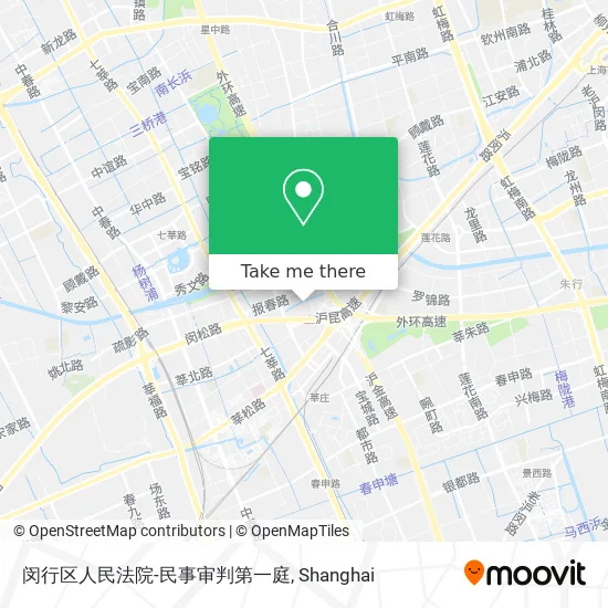 闵行区人民法院-民事审判第一庭 map