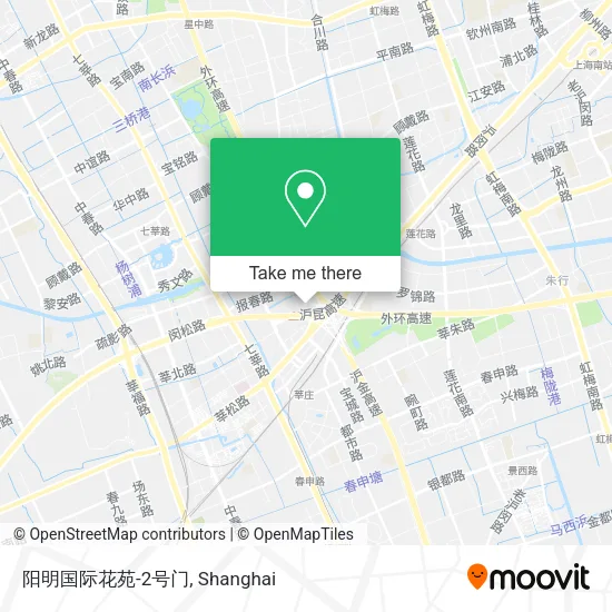阳明国际花苑-2号门 map