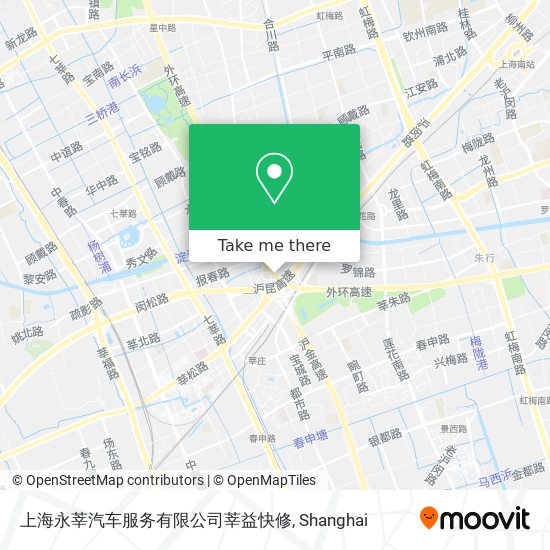 上海永莘汽车服务有限公司莘益快修 map