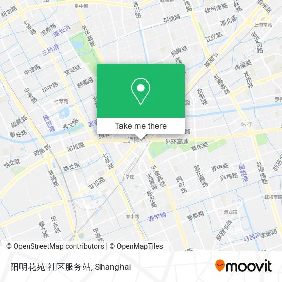 阳明花苑-社区服务站 map