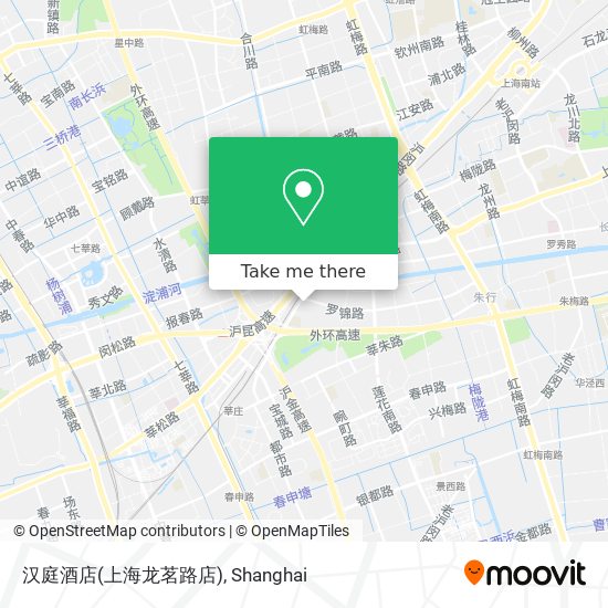 汉庭酒店(上海龙茗路店) map